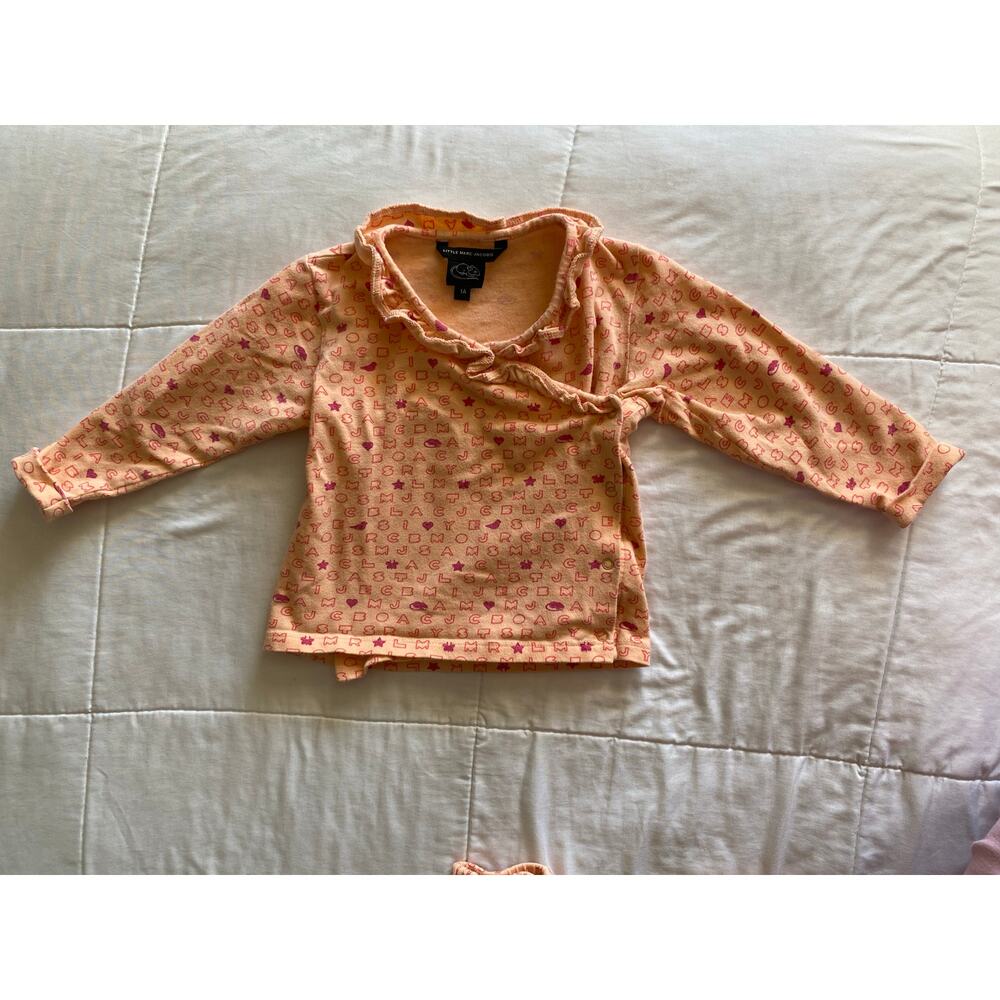 Little Marc Jacobs 2 Piece Lettered Baby Girl Outfit- Size 1A (12-18m) - Picture 5 of 12